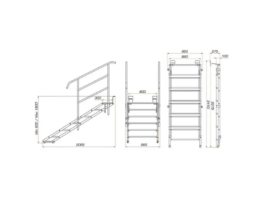 GUIL ECP-06/440 Stage Stair 