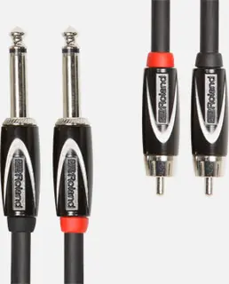 Roland RCC-5-2R28 1.5m Interconnect Cable, Dual RCA-1/4"