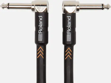 Roland RIC-B1AA 30cm Instrument Cable Angled/Angled 1/4" Jack 