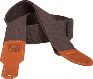 Boss BSC-20-BRN 2" Brown Cotton Guitar Strap