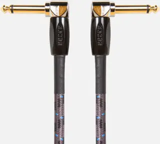 Boss BIC-3AA 1m Instrument Cable Angled/Angled 1/4" JACK