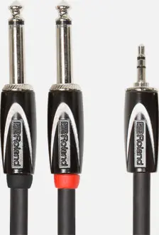 Roland RCC-15-3528V2 4.5m Interconnect Cable, 3.5mm TRS-Dual 1/4", Y Cable 