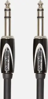 Roland RCC-3-TRTR 1m Interconnect Cable 1/4" TRS-1/4" TRS, BALANCED 