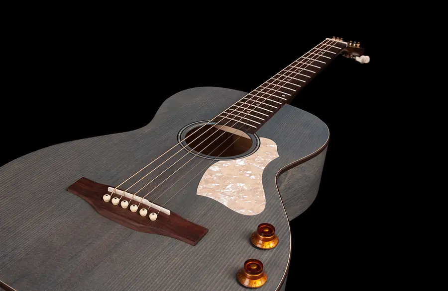 Art & Lutherie Roadhouse Denim Blue Q-Discrete preamp 