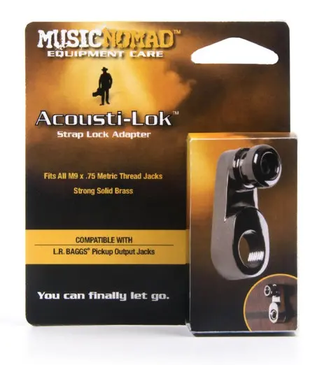 Music Nomad MN271 - Acousti-Lok Strap For Metric Output Jacks 