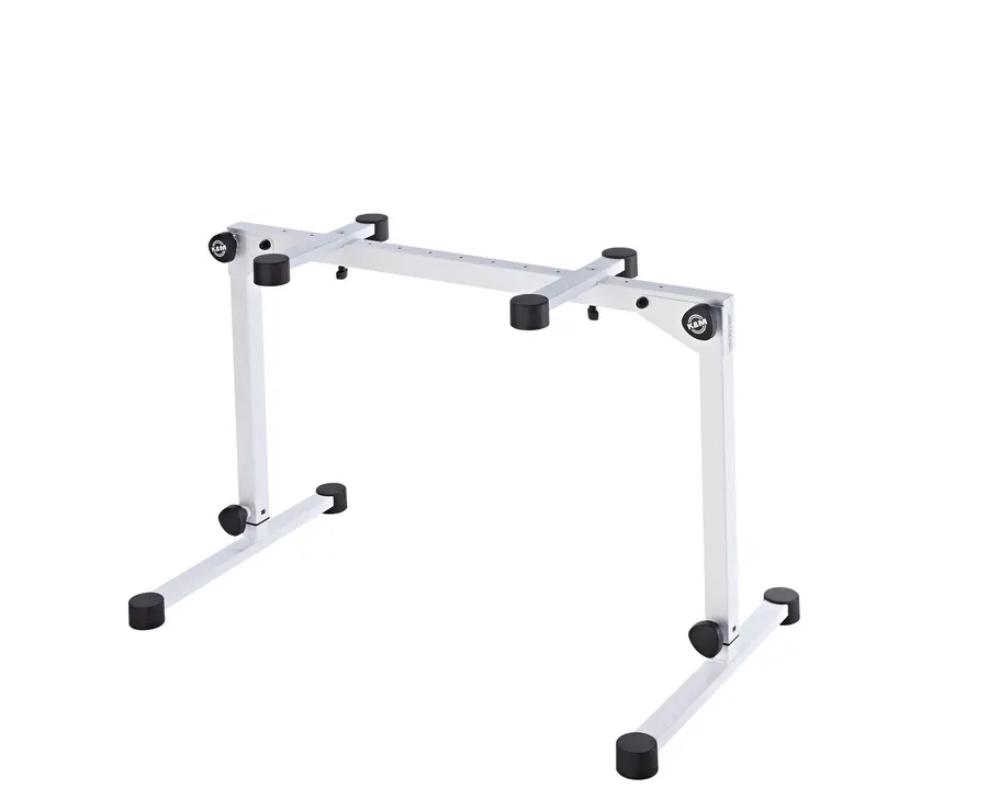 K&M 18820 keyboardstand table-style Omega Pro. Hvit 
