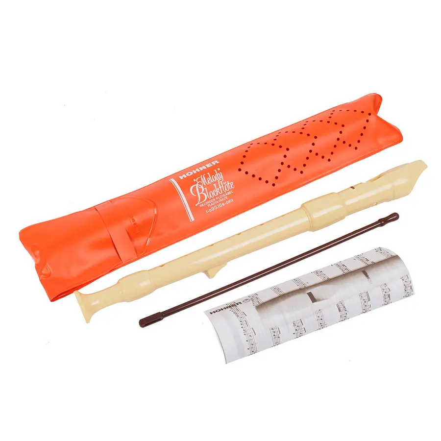 Hohner B9516 Blokkfløyte, plastikk 2 delt, tysk, Sopran, pb 