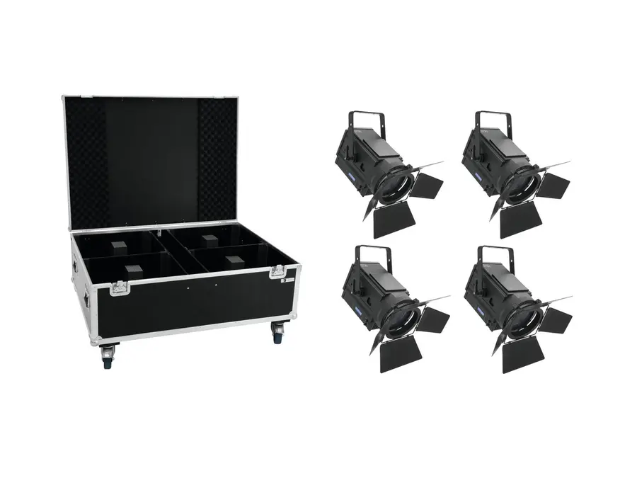 Eurolite Set 4x LED THA-250F & Case 