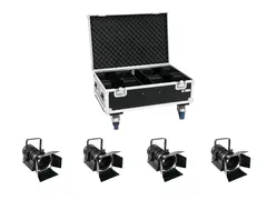 Eurolite Set 4x LED THA-40PC black &amp; Case