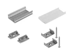 Eurolite Mounting set U-profile 20mm for LED Strip 2 meter