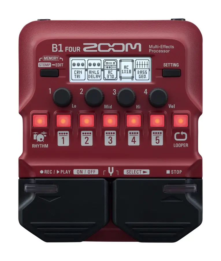 Zoom B1 Four Bass Multieffekt 
