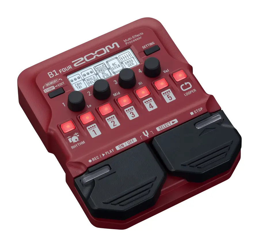 Zoom B1 Four Bass Multieffekt 