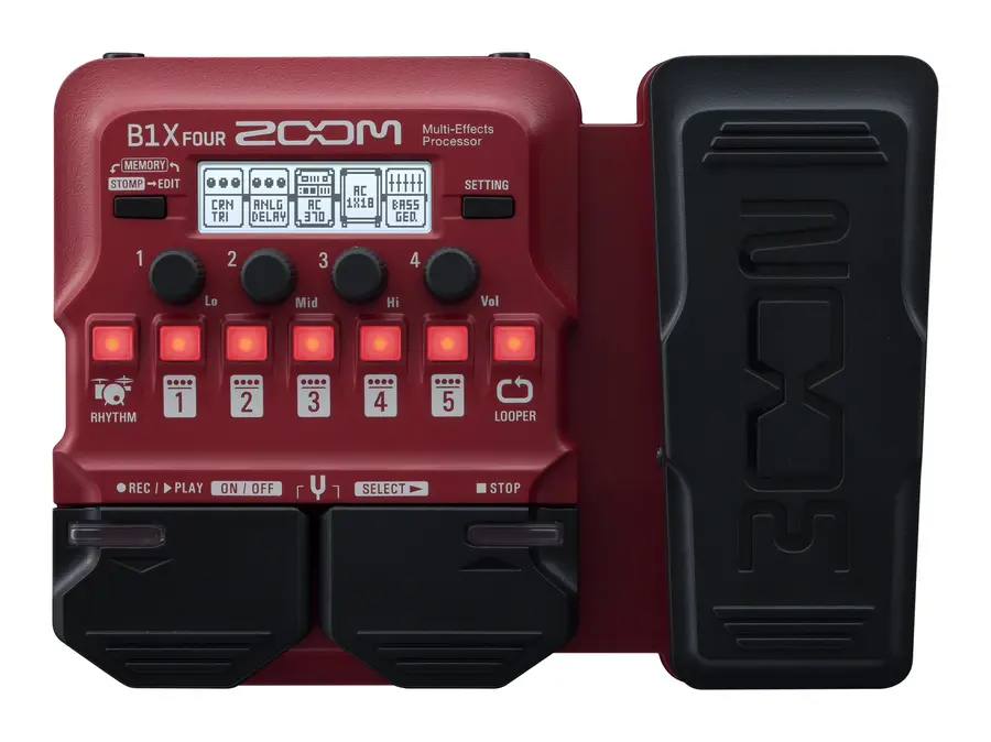 Zoom B1X Bass Multi-Effects Processor 