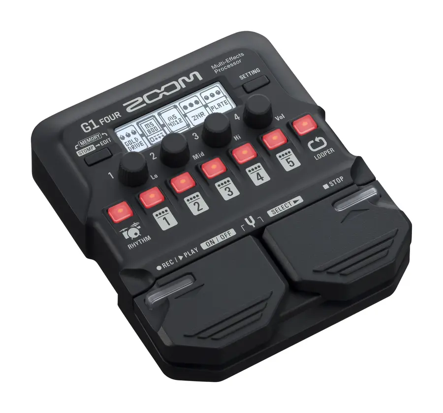Zoom G1 Four Guitar Multi-Effects Proces 