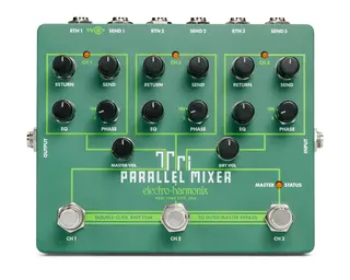 Electro-Harmonix Tri Parallel Mixer Parallel FX Loop Mixer and Switcher