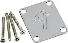 Fender 4-Bolt Vintage-Style Neck Plate F (Chrome)