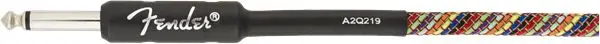 Fender 10' Festival Instrument Cable Pure Hemp, Rainbow, 3m 