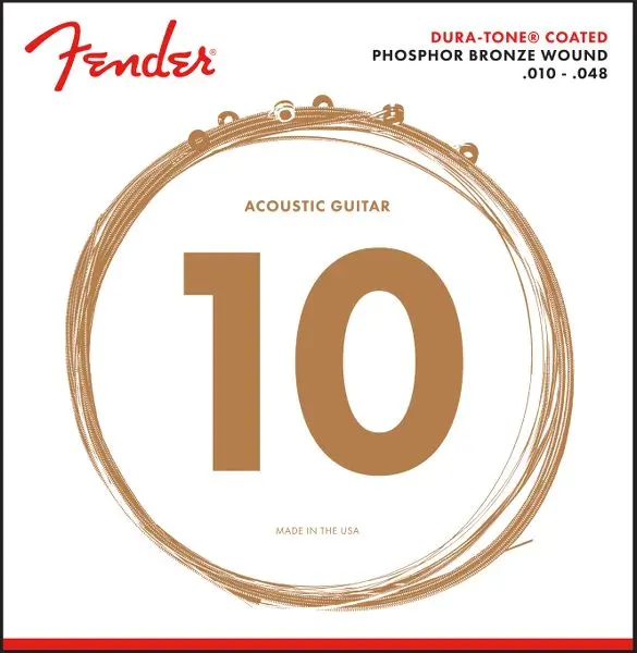 Fender 860XL Phosphor Bronze (010-048) Dura-Tone Coated 