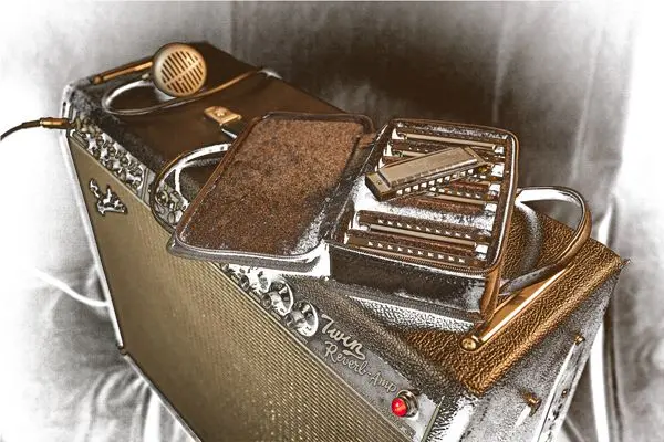 Fender Blues Deluxe Harmonica, Key of A 