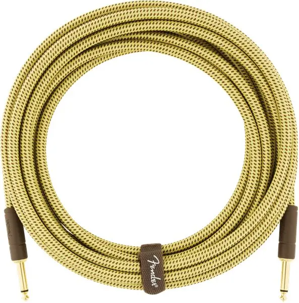 Fender Deluxe Series Instrument Cable Straight/Straight, 10', Tweed 