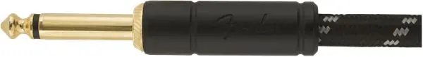 Fender Deluxe Series Instrument Cable Straight/Straight, 10', Black Tweed 