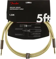Fender Deluxe Series Instruments Cable Straight/Straight, 5', Tweed