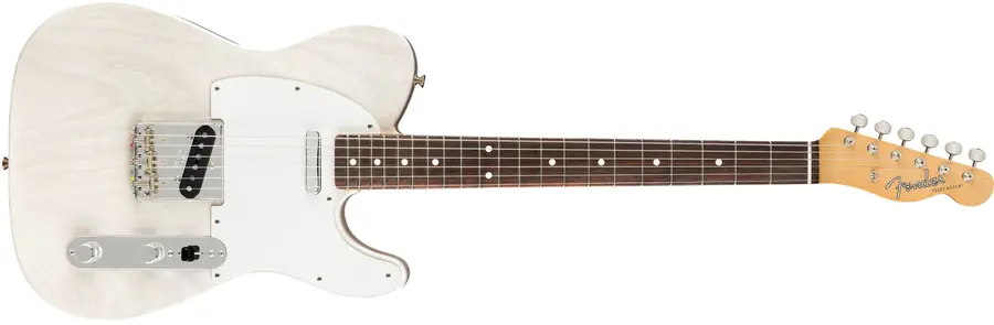 Fender Jimmy Page Mirror Telecaster White Blonde, RW 