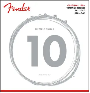 Fender Original 150R gitarstrenger (010-046) ren nikkel spunnet, kule-ende
