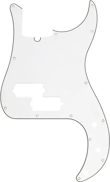 Fender Pickguard, Precision Bass 13-Hole Mount, Parchment, 3-Ply 
