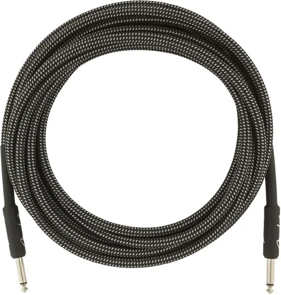 Fender Professional Instrument Cable 18.6', Gray Tweed 