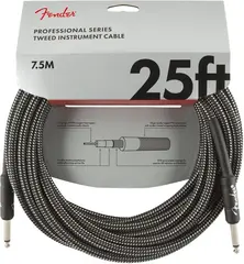 Fender Pro instrumentkabel 7.5m GT 25', grå tweed