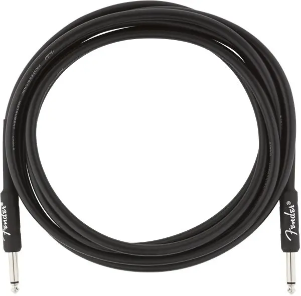 Fender Professional Instrument Cable Straight/Straight, 10', Black 