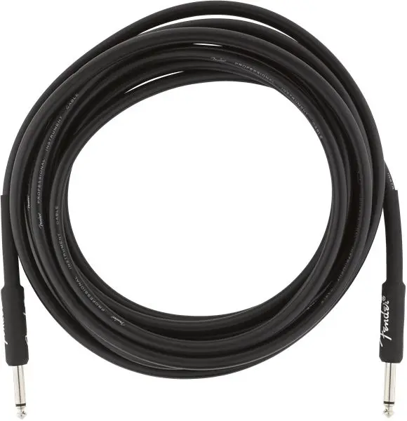 Fender Professional Instrument Cable Straight/Straight, 15', Black 