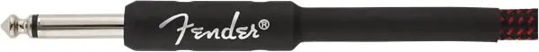 Fender Pro instrumentkabel 3m RT 10', Rød Tweed 