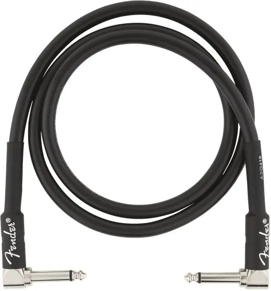 Fender Pro instrumentkabel 90cm svart Angle/Angle, 3' 