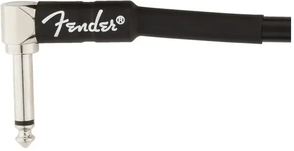 Fender Pro instrumentkabel 90cm svart Angle/Angle, 3' 