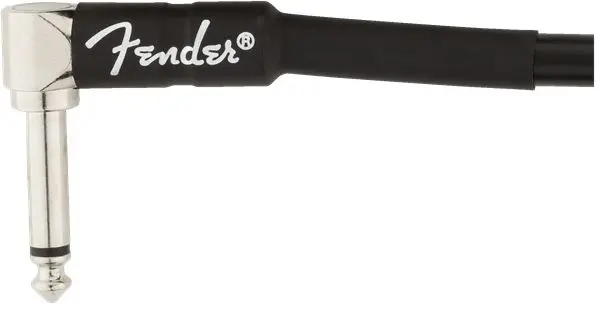 Fender Pro instrumentkabel 4.5m svart Straight/Angle, 15' 