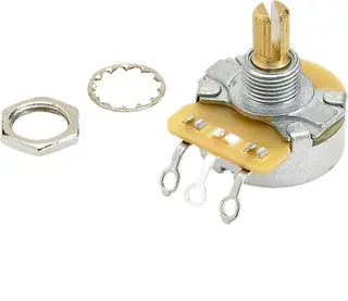 Fender Pure Vintage 250K Split Shaft Potentiometer with Mounting Hardware