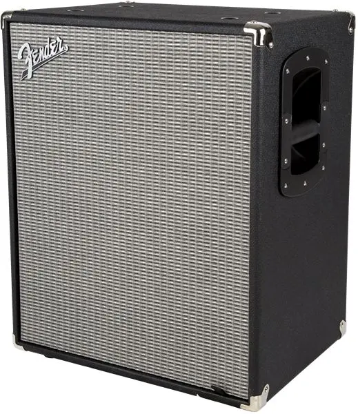 Fender Rumble 210 Cabinet Black and Silver 