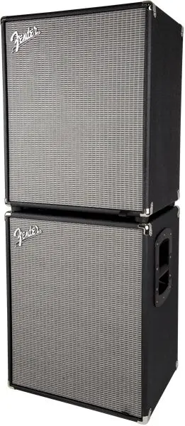 Fender Rumble 210 Cabinet Black and Silver 