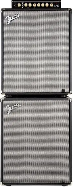Fender Rumble 210 Cabinet Black and Silver 