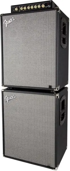 Fender Rumble 210 Cabinet Black and Silver 