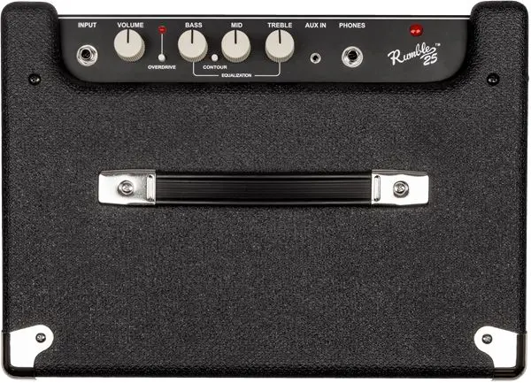 Fender Rumble 25 (V3) svart/sølv 