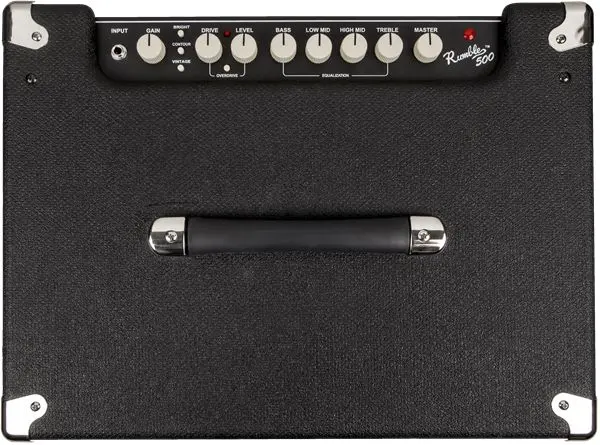 Fender Rumble 500 (V3) 230V EUR, Black/Silver 