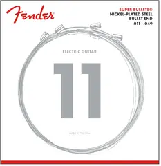 Fender Super Bullet Strenger, 3250M (011-049) forniklet stål, bullet end