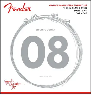 Fender Yngwie Malmsteen Sig. Electric (008-046) Gauges, Nickel-Plated Steel