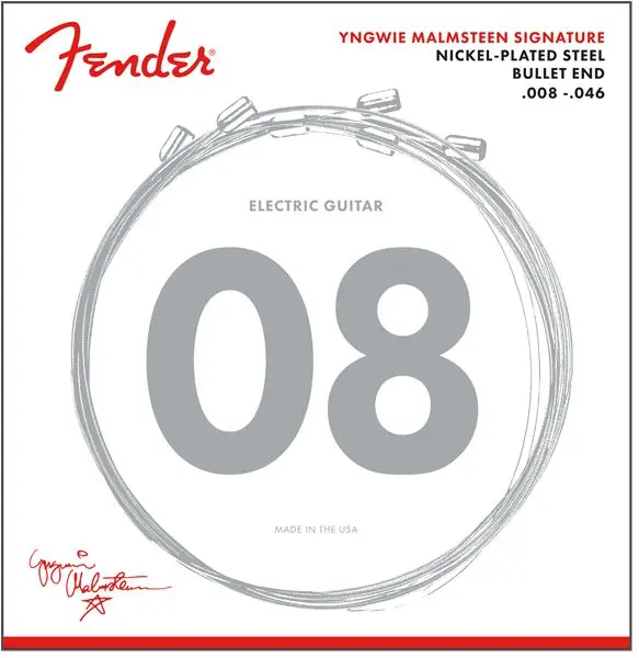 Fender Yngwie Malmsteen Sig. Electric (008-046) Gauges, Nickel-Plated Steel 