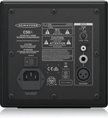 Behringer Behritone C50A Studio monitor Active 30-Watt Full-Range Reference(stk) 