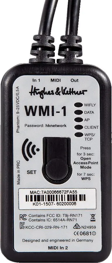 Hughes Kettner WMI-1 MIDI Interface 