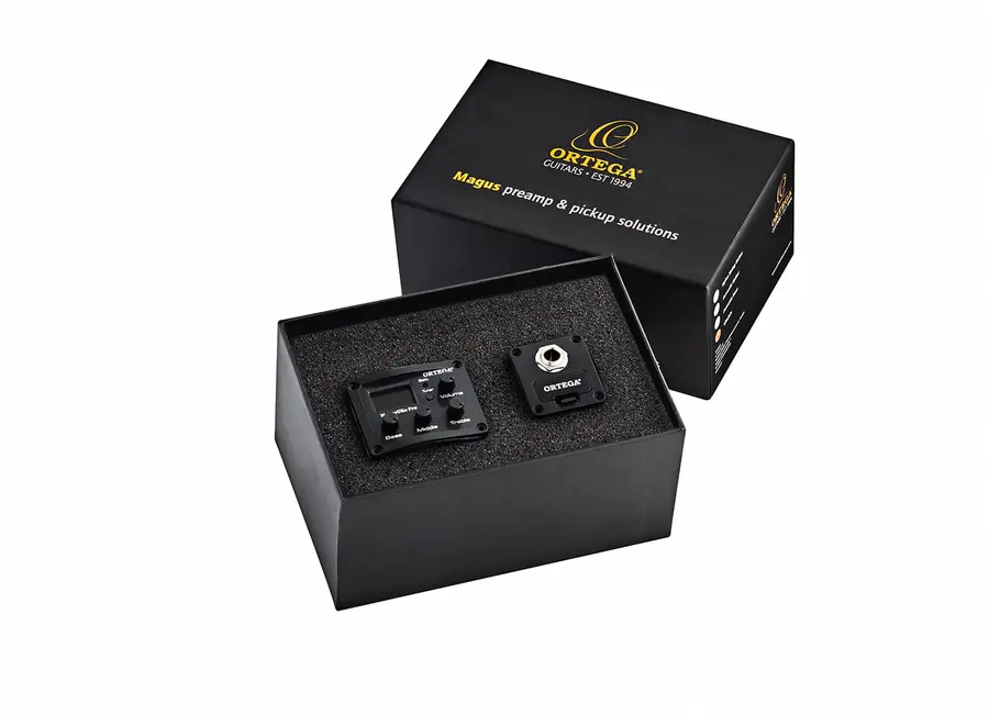 Ortega MAGUSUKEPRO Ukulele onboard active preamp system 